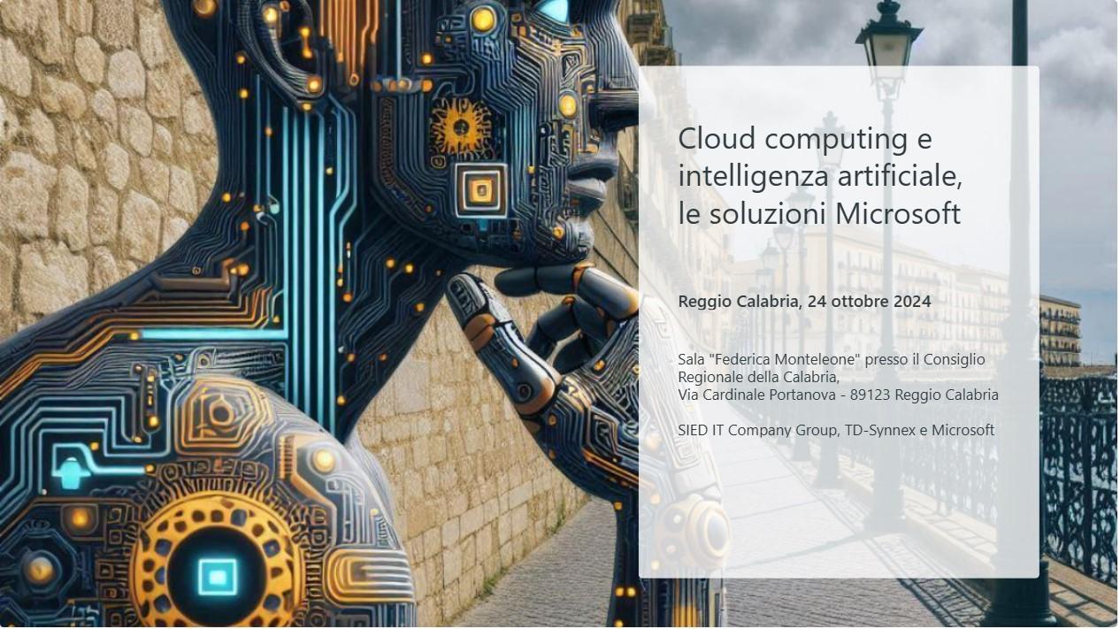 CLOUD COMPUTING ED INTELIGENZA ARTIFICIALE , LE SOLUZIONI MICROSOFT